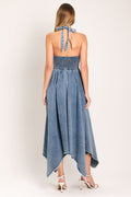 Sweet Embrace Denim Dress