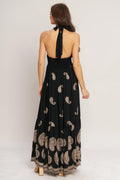 Midnight Charm Midi Dress