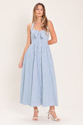 Fresh Day Stripe Midi Dress