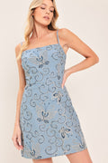 Butterfly Whisper Mini Dress