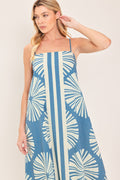 BLUE LAGOON DREAM WOVEN MAXI DRESS