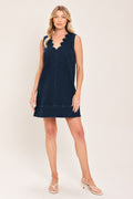 Sleeveless Denim Mini Dress