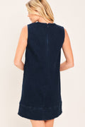 Sleeveless Denim Mini Dress