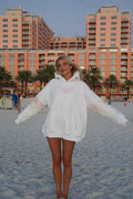 Sunkissedcoconut Quilted Pastel Embroidered Hoodie