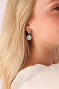 Sand Dollar Hoop Earrings