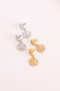 Sand Dollar Hoop Earrings