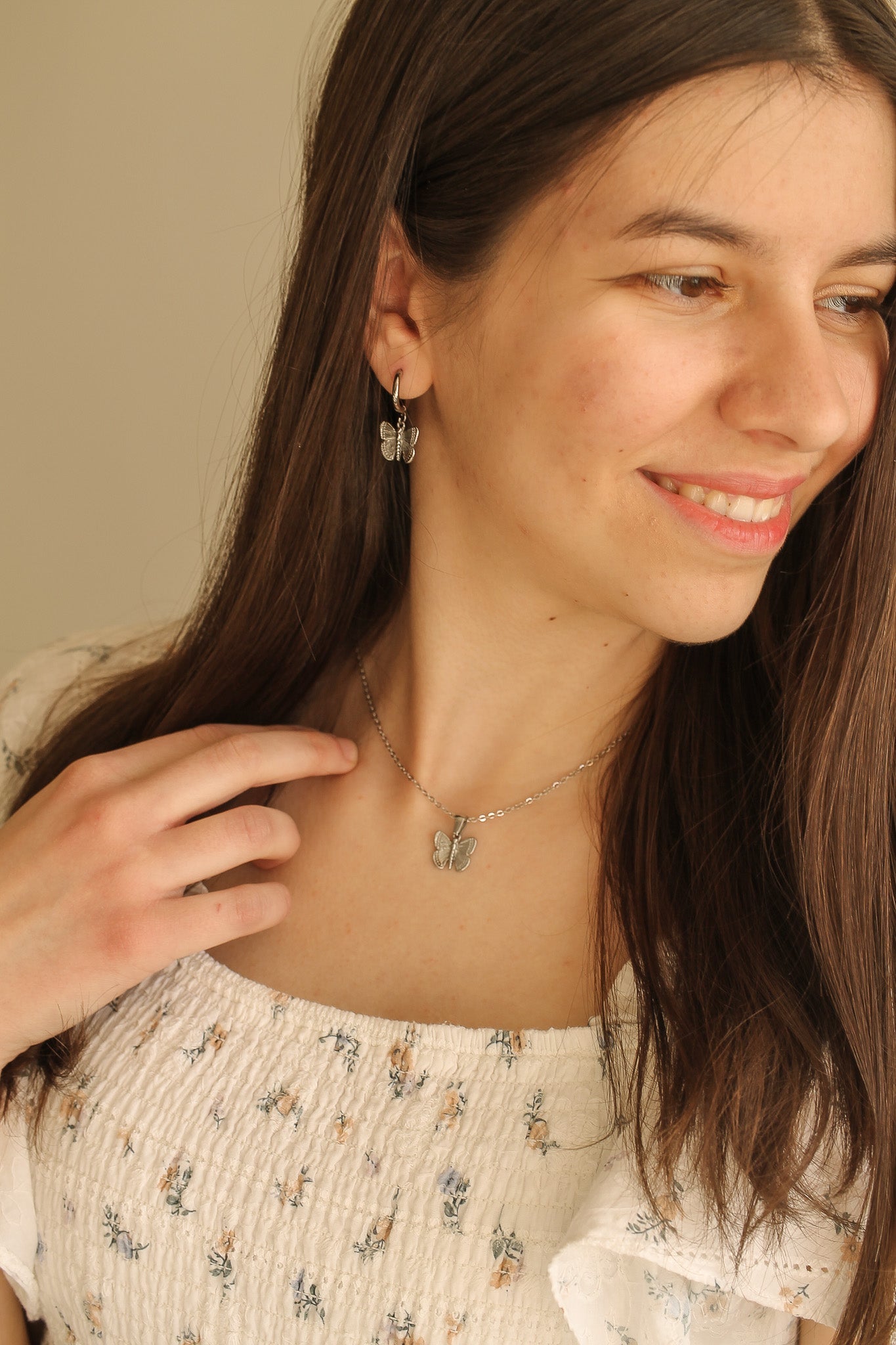 Mariposa Butterfly Necklace