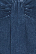 Women's Ruched Denim Skort
