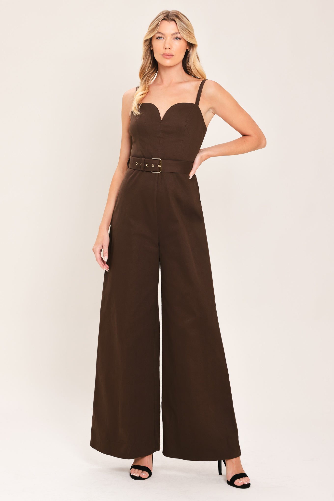 Toffee Sweetheart Jumpsuit
