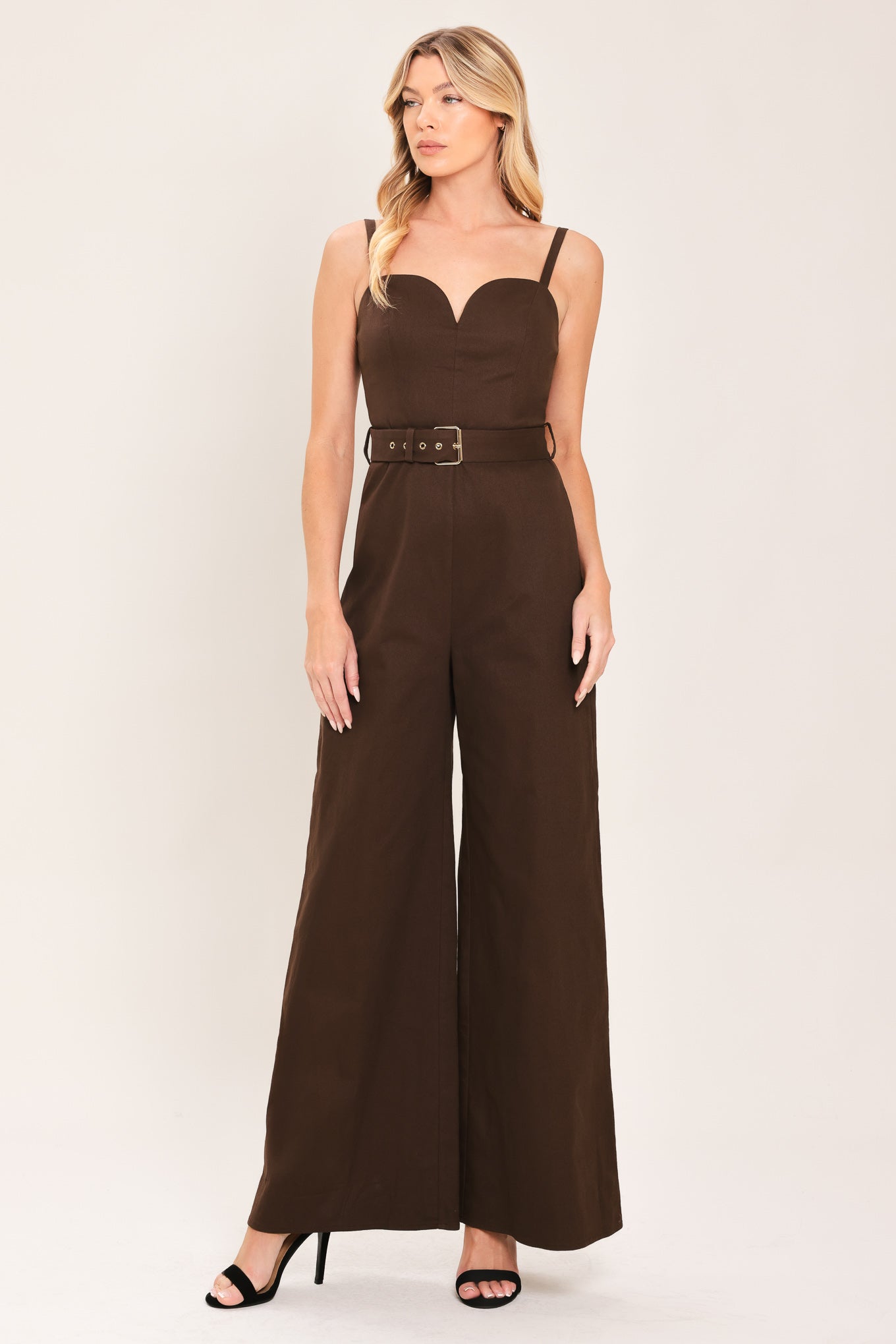 Toffee Sweetheart Jumpsuit