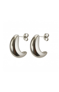 Golden Dome Huggie Earrings