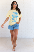Moms Brunch Club Yellow Comfort Colors Graphic Tee