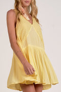 Rowan Vanilla Lace Tiered Mini Dress