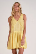 Rowan Vanilla Lace Tiered Mini Dress