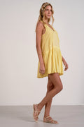 Rowan Vanilla Lace Tiered Mini Dress