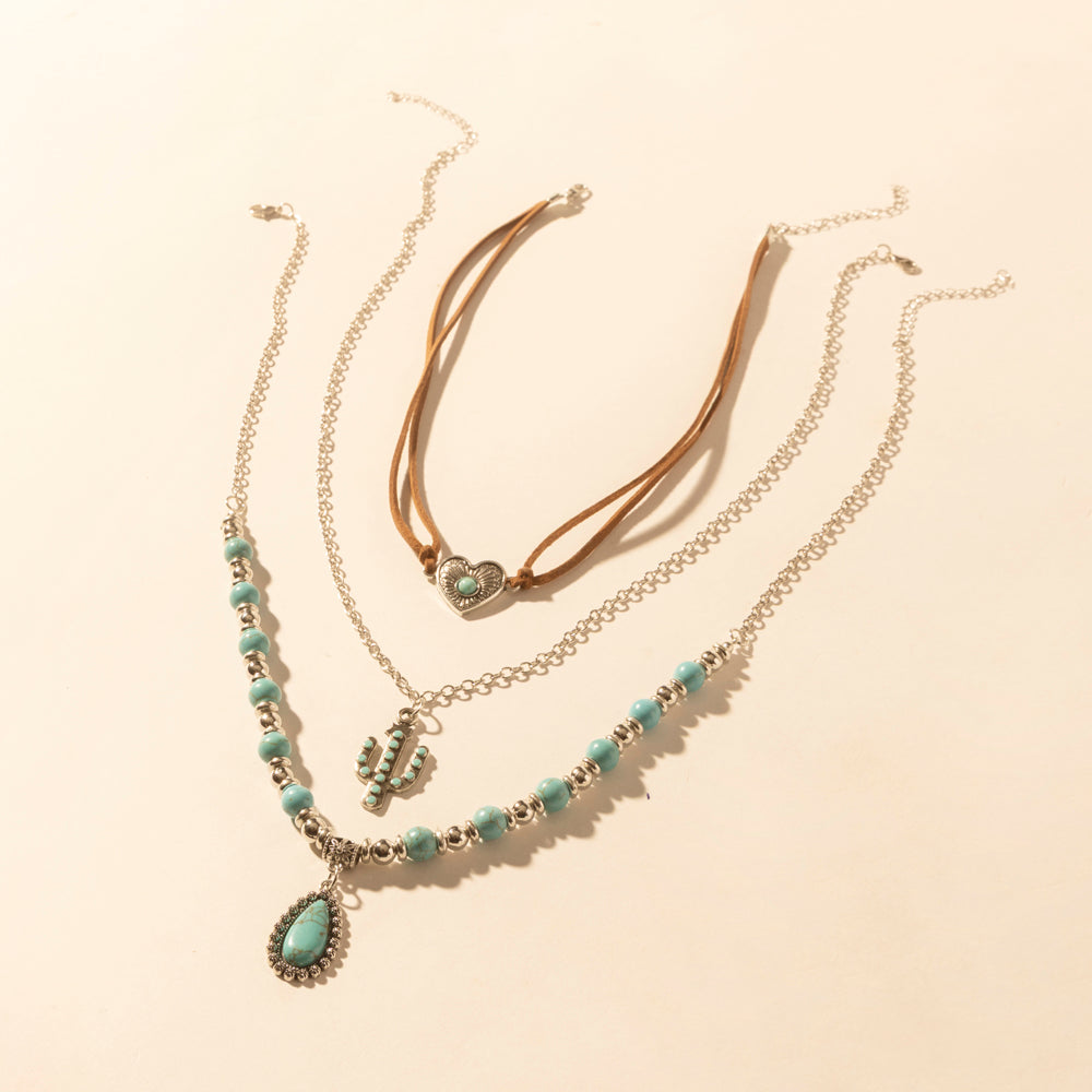 Myra Boho Mesa Layered Necklace