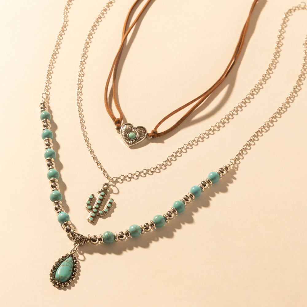 Myra Boho Mesa Layered Necklace