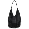 Untamed Leather Fringe Shoulder Bag