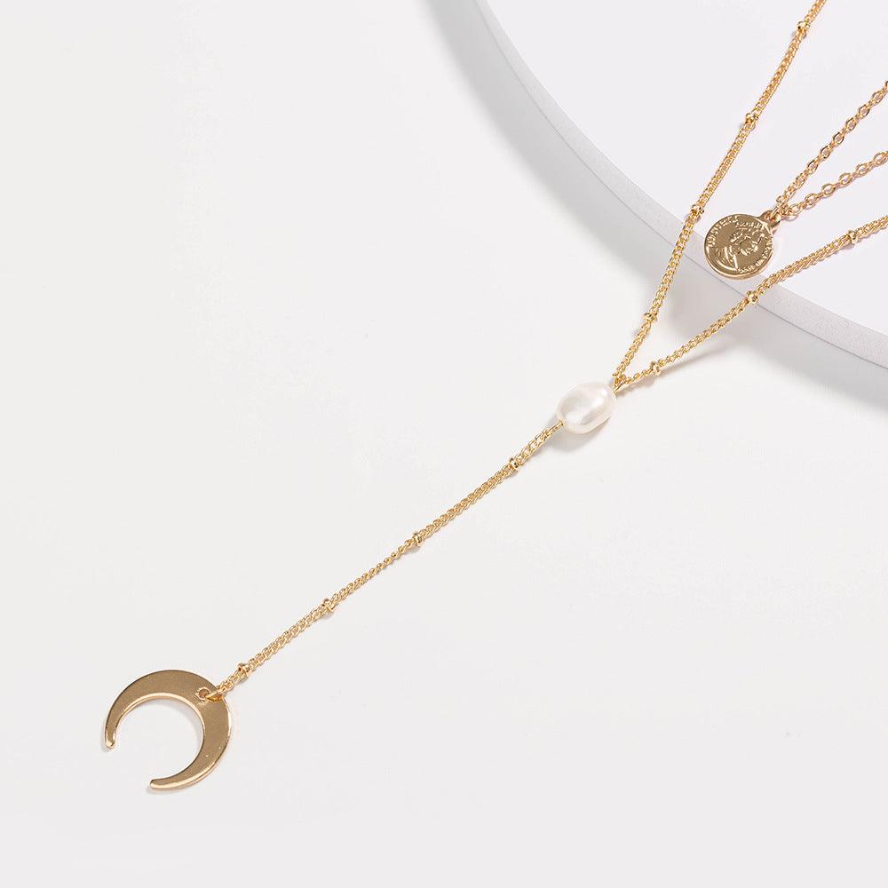 Celestial Coin Layered Necklace