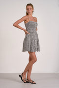 Zola Black Floral Mini Dress