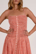 Zola Red Floral Mini Dress