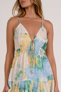 Camden Floral Tie-Front Maxi Dress