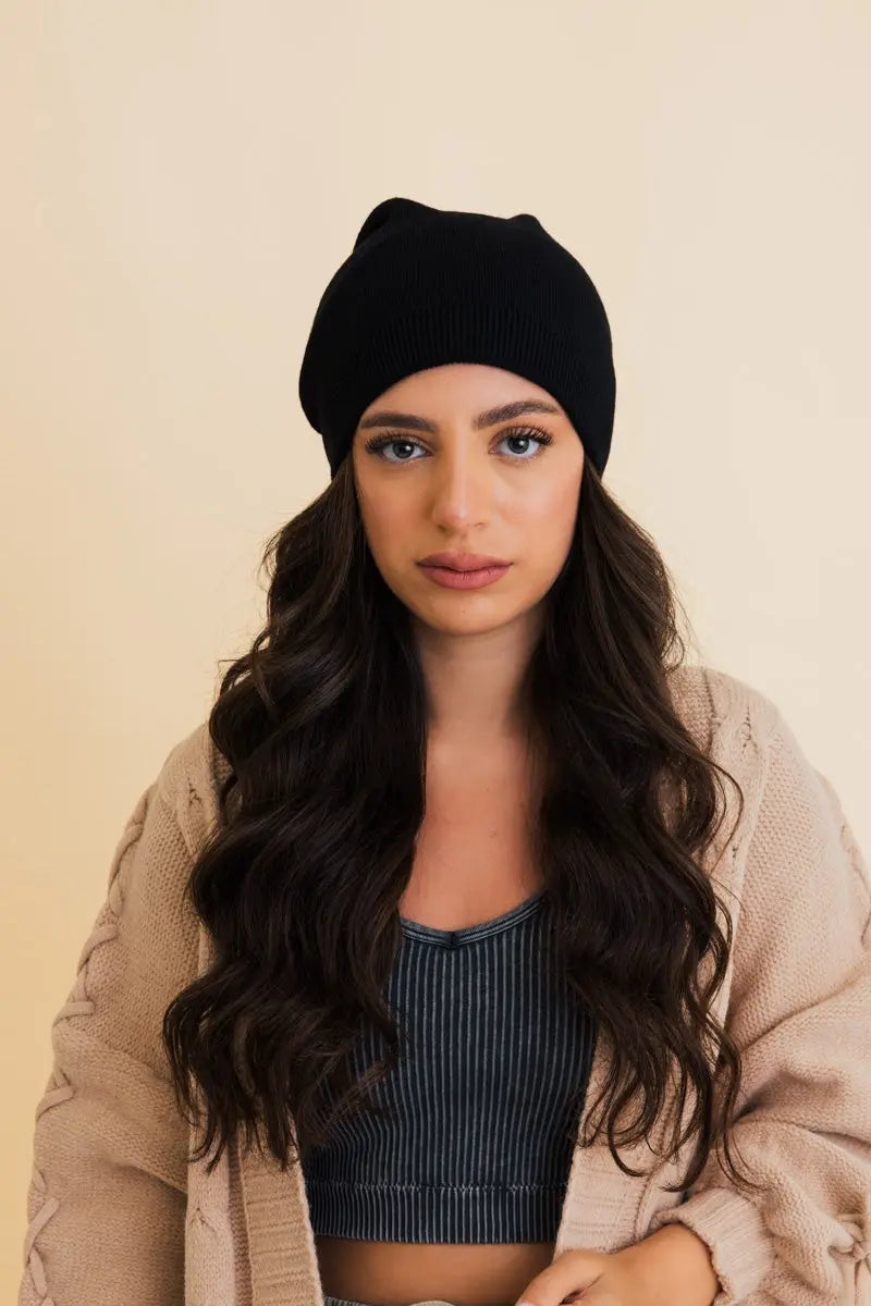 Women's Chunky Knit Slouchy Beanie