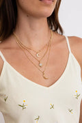 Celestial Layered Moon & Star Necklace