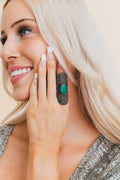 Vintage Boho Turquoise-Style Statement Ring