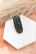 Vintage Boho Turquoise-Style Statement Ring