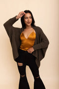 Women's Oversized Batwing Knit Cardigan