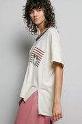 POL American Flag Cotton Top