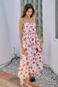 SO ME Shell Print Midi Dress