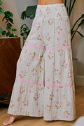 BiBi Rose Printed Gauze Maxi Pants