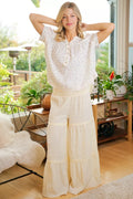 BiBi Ivory Bloom Blouse