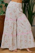 BiBi Rose Printed Gauze Maxi Pants