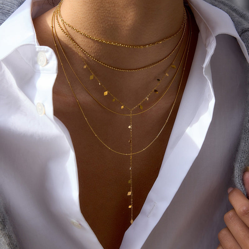 Golden Harmony Layered Necklace
