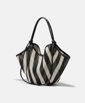 Untamed Woven Stripe Crossbody Bag