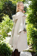 Women's Cozy Hooded Ruana Poncho