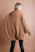 Women's Oversized Batwing Knit Cardigan