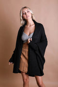 Women's Oversized Batwing Knit Cardigan