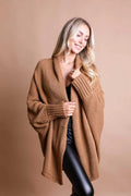 Women's Oversized Batwing Knit Cardigan