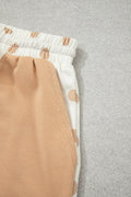 Zoey Pullover Patch Pocket Casual Shorts Set