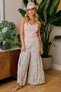 BiBi Rose Printed Gauze Maxi Pants