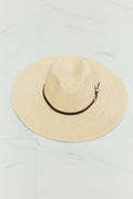 Fame Boho Summer Straw Fedora Hat