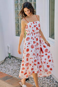 SO ME Shell Print Midi Dress