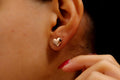 Selah Puffed Heart Earrings