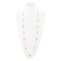 Orange Moonstone and Bronze Necklace