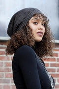 Unisex Waffle Knit Slouchy Beanie