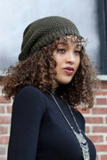 Women's Textured Knit Slouchy Beanie